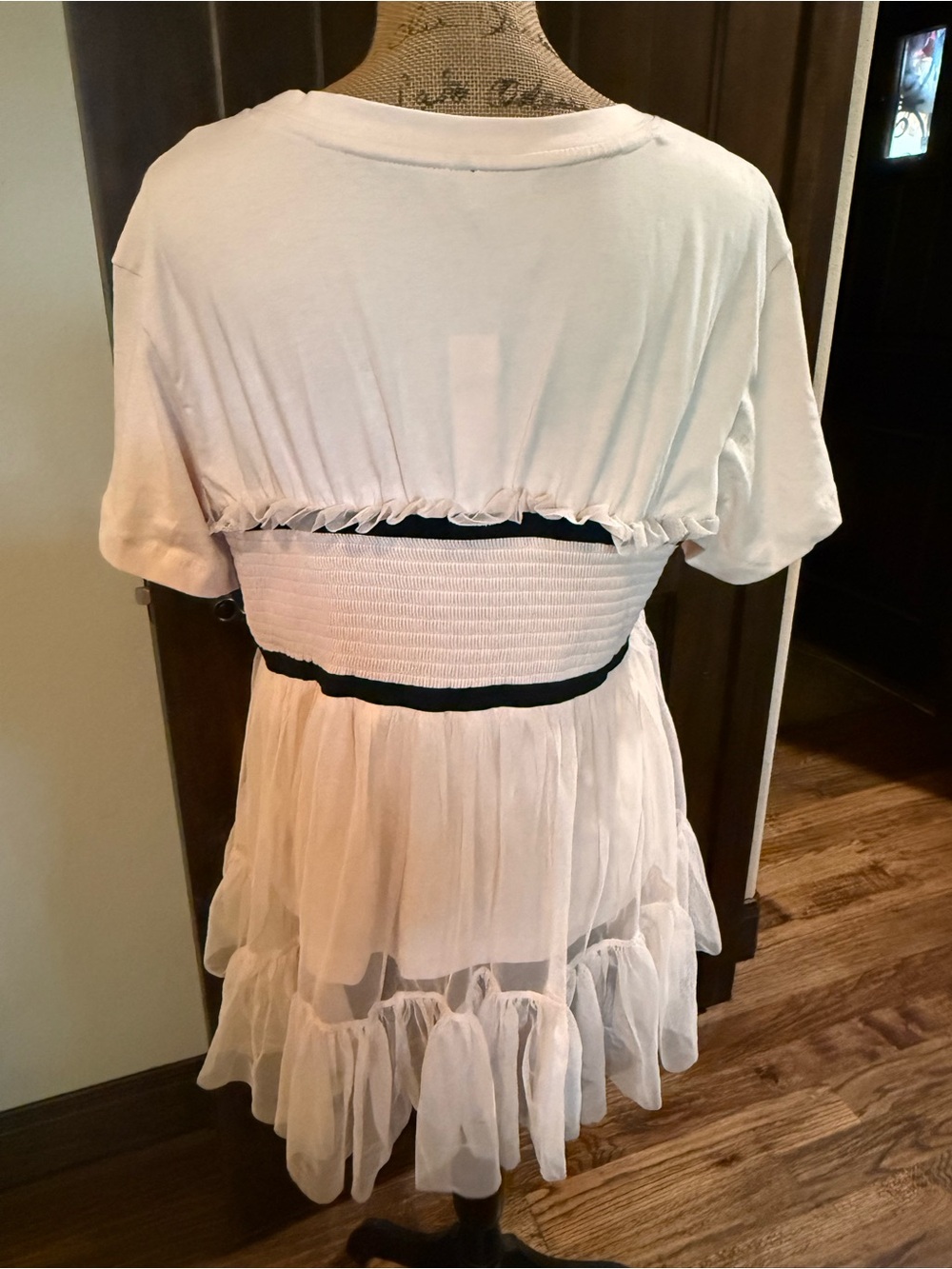 Anthropologie tiered bow tulle t-shirt-New with tag! - Picture 4 of 8